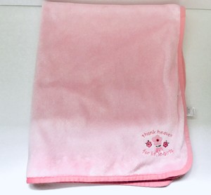 pink flower blanket
