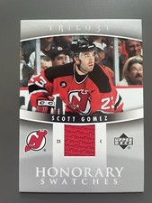 2006-07 Upper Deck Trilogy Honorary Swatches Scott Gomez #HS-GO