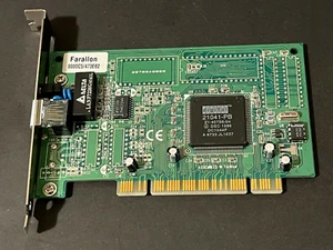 TARJETA DE RED FARALLON 0000C5/473E82 ETHERNET PC NOS - Imagen 1 de 3