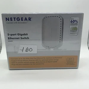 Netgear 5-Port Gigabit Ethernet Switch GS605 New In Box - Picture 1 of 9