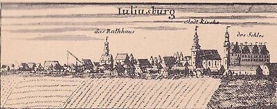 Juliusburg/ Dobroszyce, Nach Einem Stich Von 1742 • 5.40€