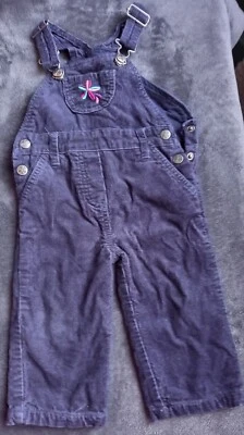 Kordlatzhose, Gr. 74, dunkelblau - Bild 1 von 2