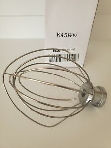 NEW 6-Wire Whip Whisk for KitchenAid Stand Mixer K45WW Stainless Steel