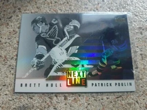 1993-94 Upperdeck Next Line Insert Card Brett Hull / Patrick Poulin #NL2 - Picture 1 of 1