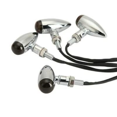 4 luces de señalización de giro para motocicleta Harley Super Glide FXD Dyna Low Rider FXDL Foto 1 de 4
