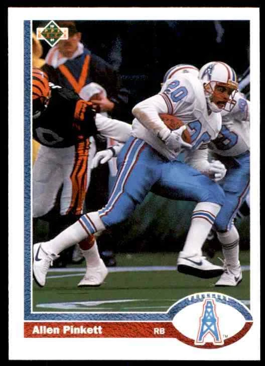 1991 Upper Deck Football Card Allen Pinkett #273 2674