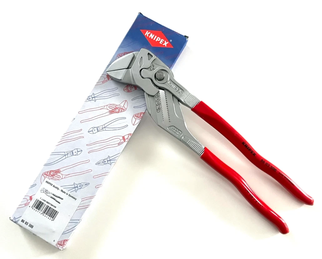 KNIPEX Maulschlüssel 98 00 16 – 16 Mm Schlüsselweite, Verchromt, 155 Mm Lang, Mit 15° Maulstellung