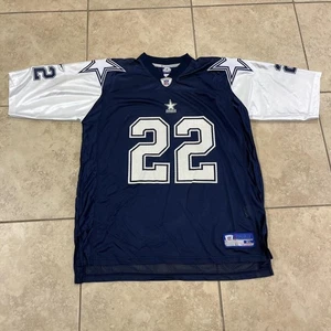 Dallas Cowboys Trikot Herren XL weiß NFL Football Emmitt Smith 22 Reebok - Bild 1 von 10