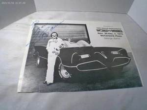 Autogrammfoto von George Barris auf der Chicago Auto Show - 1979 - Batmobile - Bild 1 von 1