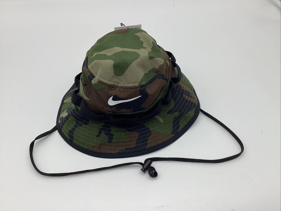 Nike FB5622-222 Dri-Fit Sz S Small APEX Boonie Camo Bucket Hat Adult Unisex
