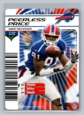 2002-03 NFL Showdown Peerless Price #042 Foil RARE! - Image 1 of 2