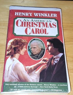 An American Christmas Carol (1979) Henry Winkler Vintage VHS Clamshell SEALED! - Image 1 of 3