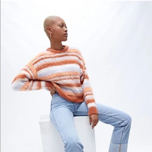 Obey Mowa Wool/Alpaca Blend Fuzzy Sweater - Picture 1 of 8