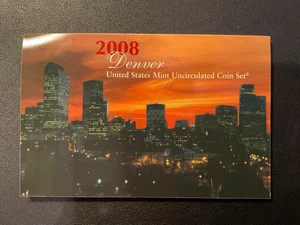 2008 Denver United States Mint uncirculated coin Set - Picture 1 of 5