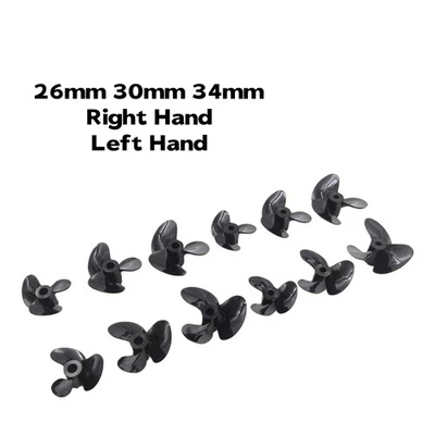 3 Blatt Nylon Kunststoff Propeller Schiffsschraube 26mm-34mm Für RC Boot Modell - Bild 1 von 4