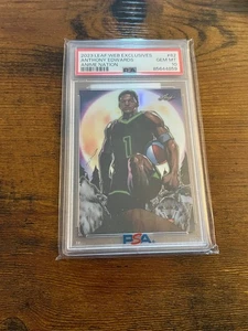 2023 Leaf Web Exclusive Anthony Edwards Anime Nation /180 PSA 10 - Picture 1 of 2