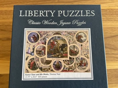 Rompecabezas de madera Liberty SANTA CLAUS Y SUS OBRAS 655 piezas Foto 1 de 4