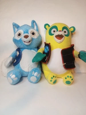 Disney Store Agente Especial Oso Peluche Peluche con Peluche Wolfie Lote de 2 Usado en Excelente Condición Foto 1 de 4