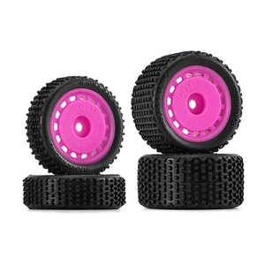 INJORA Pre-mounted Pin Buggy Tires & Wheels for 1/24 Losi Micro B - Picture 1 of 37