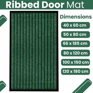 Heavy Duty Rubber Barrier Non Slip Doormat Runner Rugs Large Kitchen Floor Mats - Picture 1 of 6