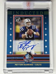 Camiseta deportiva Donruss 2021 Salón de la Fama inducida automática Peyton Manning #I2 18/25 ¡Partido! - Imagen 1 de 2