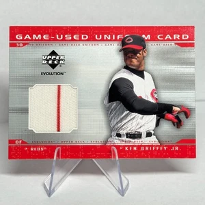 2001 Upper Deck Evolution Ken Griffey Jr. Game-Used Jersey Relic–Reds Mariners - Bild 1 von 5