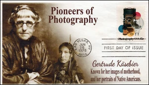AO-1758d, 1978, Photography, Gertrude Kasebier, Add-on Cachet, FDC - Picture 1 of 1