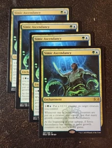 4x Simic Ascendancy rare enchantments - Ravnica Allegiance - NM/VG - Picture 1 of 1