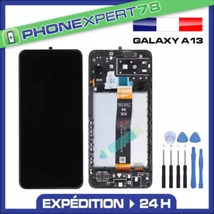 ECRAN LCD OLED VITRE TACTILE SUR CHÂSSIS SAMSUNG GALAXY A13 4G A135F A137F - Foto 1 di 2