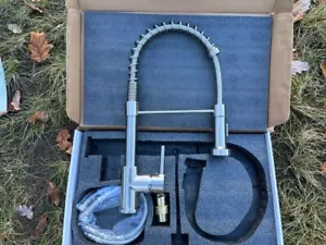 BERND Gastronomie Niederdruck Armatur/ Boiler Wasserhahn Küche Edelstahl Silber - Bild 1 von 7