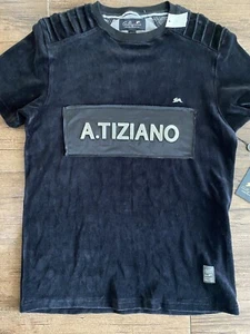 A. Tiziano Tshirt Premium Menswear Schwarz - Bild 1 von 5