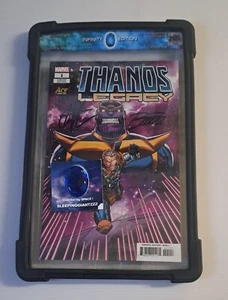 Thanos Legacy #1 2018 Marvel Infinity Edition firmado x3 Space Stone 19/100 - Imagen 1 de 3