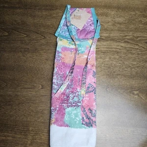 Asciugamano cucina nuovo con etichetta VaporWave Pyschedlic rosa Furio cravatta anni 80 90 - Foto 1 di 7