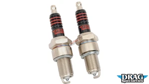 Drag Specialties Spark Plugs 2103-0196 Harley Sportster 1986-22/Twin Cam 99-17 - Picture 1 of 5