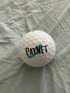 Paynet Logo Golfball Titleist 1 Pro V1x in weiß gebraucht - Bild 1 von 3