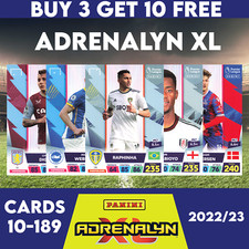 PANINI ADRENALYN XL PREMIER LEAGUE 2023 - BASE CARDS #10 - #189 FOOTBALL SOCCER