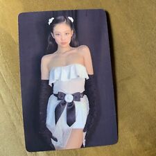 JENNIE BLACKPINK Black Vogue J Celeb K-pop Girl Photo Card White Black 1