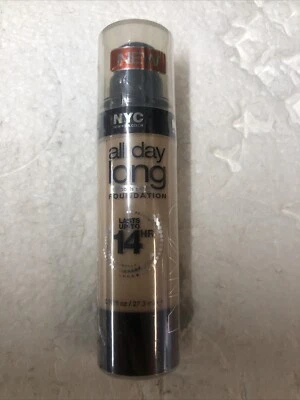 NYC ALL DAY LONG FOUNDATION 745 SOFT HONEY SEALED - Image 1 of 3
