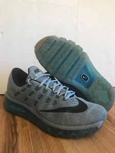 Nike Air Max 2016 Gamma Blue Black 806772-404 Sneaker Women's Size 9 No insoles - Picture 1 of 7