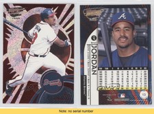 1999 Pacific Revolution Red Missing Serial Number /299 Brian Jordan #13