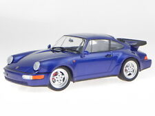 Porsche 911 Turbo Met. Blue 1990 1/18 MINICHAMPS 155069101