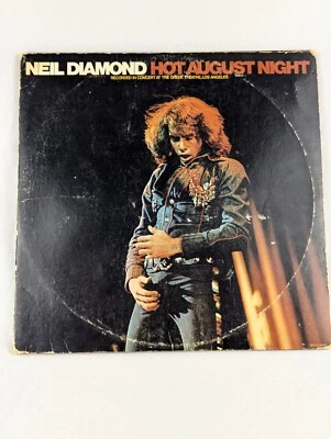 Neil Diamond – Hot August Night (1972) – 12" Vinyl Record 2xLP - Image 1 of 4