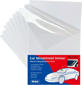 Car Windshield Sticker, Windshield Applicator, Clear Window Cling for Car (10PCS - Picture 1 of 12