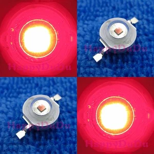 5pcs ~100pcs 3W Deep Red 620nm~630nm~660nm LED Lamp Beads Light Plant Aquarium - Picture 1 of 4