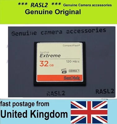 32GB SanDisk UDMA7 CF Compact Flash Memory Card For Canon 5D 7D , Nikon D5 D4 D3 - Image 1 of 2