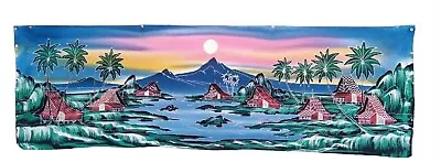 Batik Orizzontale Indonesiano ' Tecnica Painting 45x150 • 59€