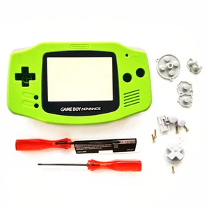 Lime Green Apple Green Housing Shell Pack for Nintendo Game boy Advance GBA - Picture 1 of 6