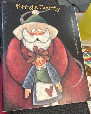 Vtg Rare Kringle County Tole Painting 1999 Pattern Bk by Susan Jill Publ. - Image 1 of 4