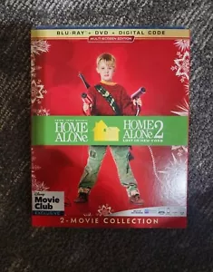 Home Alone & Home Alone 2 -Blu Ray/Dvd/Digital Disney Movie Club Exclusive - NEW - Picture 1 of 2