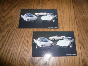 Chevrolet Corvette 1978 postales - vintage - dos por un precio - Imagen 1 de 2